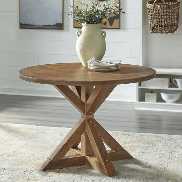 Lark Manor Arthav Round Dining Table Reviews Wayfair